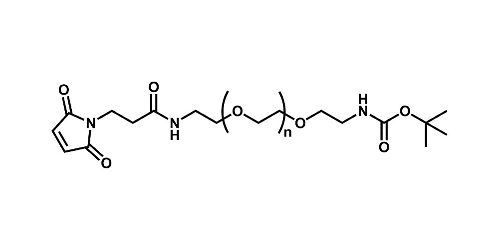 Mal-PEG-NHBoc